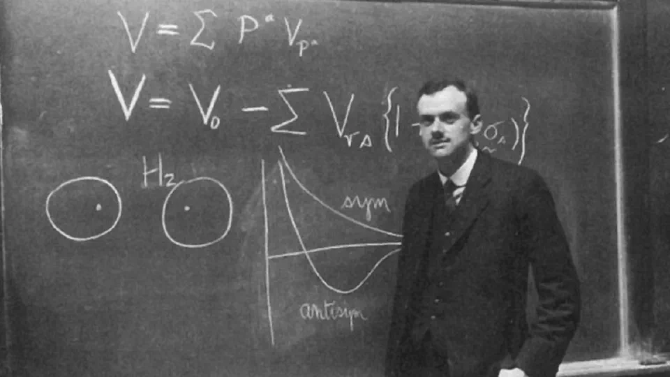 Retrato de Paul Dirac